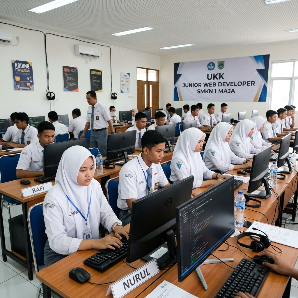 Sertifikasi Web Developer Lab SMKN 1 Maja