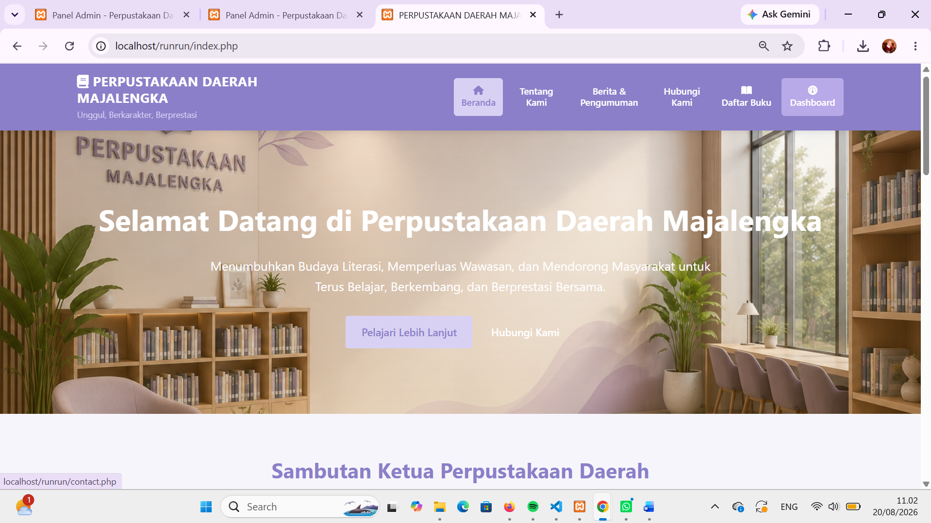 Sistem Informasi Perpustakaan Digital (E-Library SMKN 1 Maja)