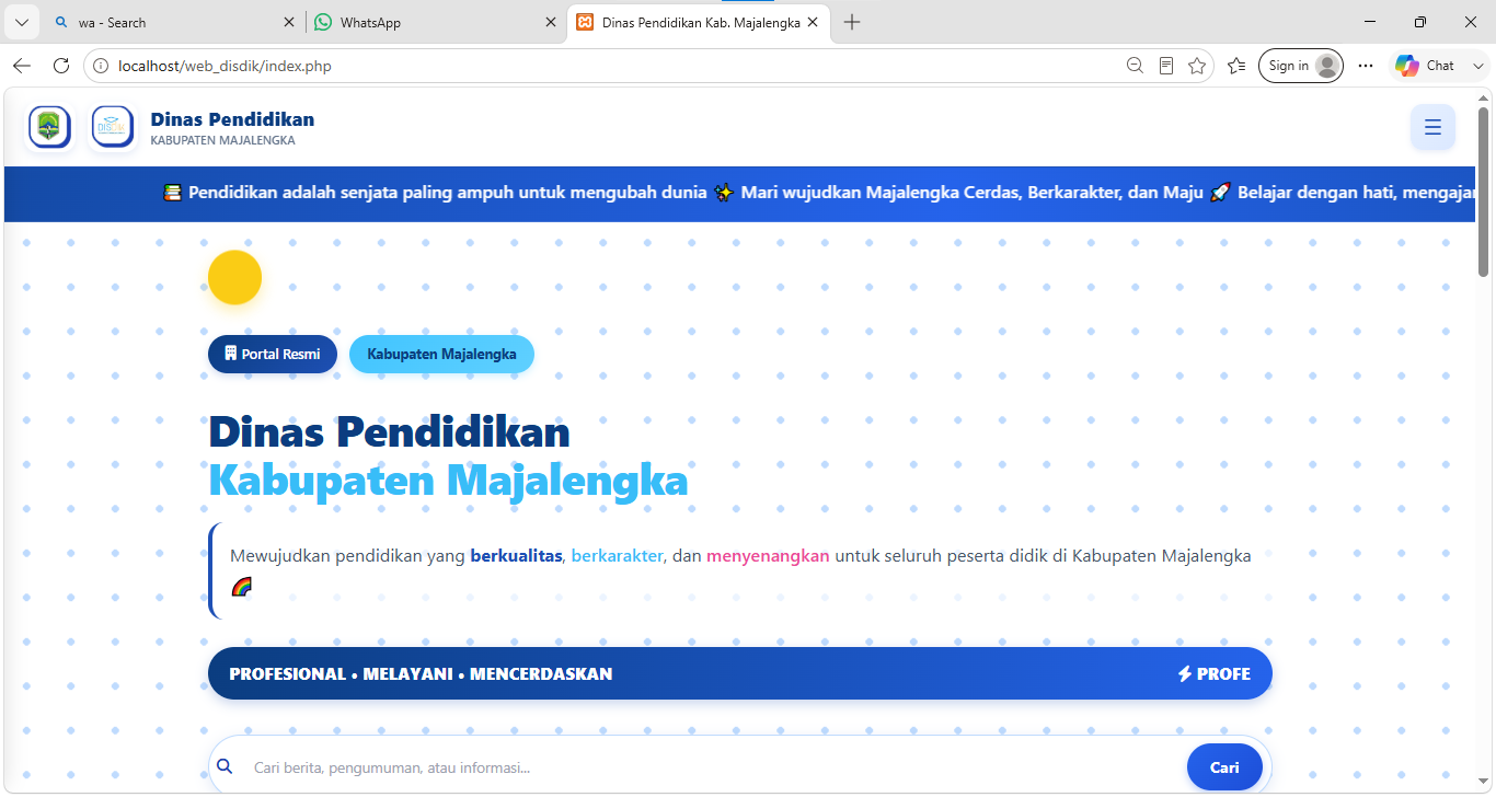 Sistem Informasi Pengelolaan Kas Kelas & Tabungan Siswa