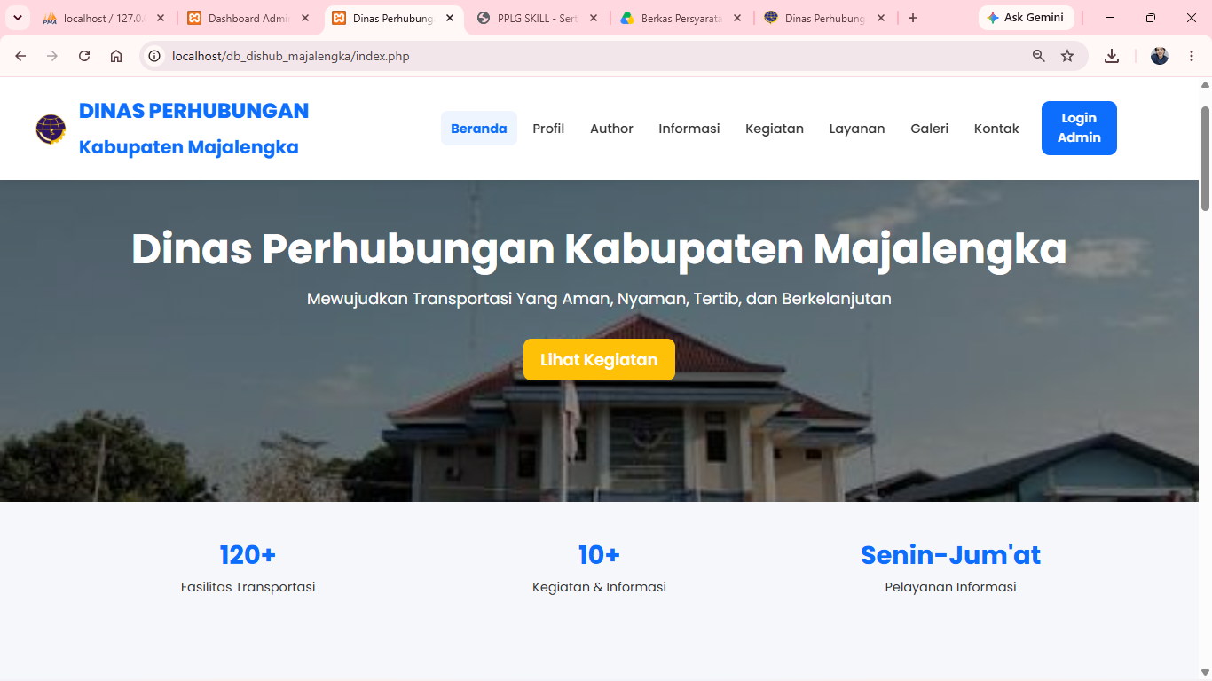Portal Berita & Informasi Sekolah PPLG Skill Showcase