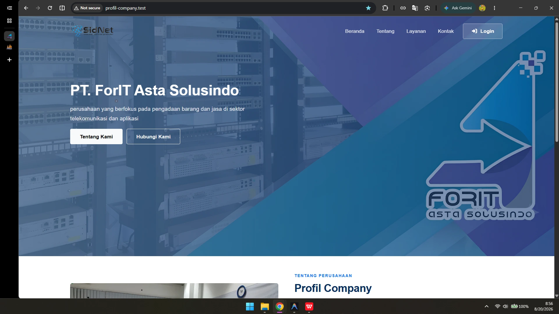 Sistem Informasi Rekapitulasi Uji Sertifikasi (SISERKOM)